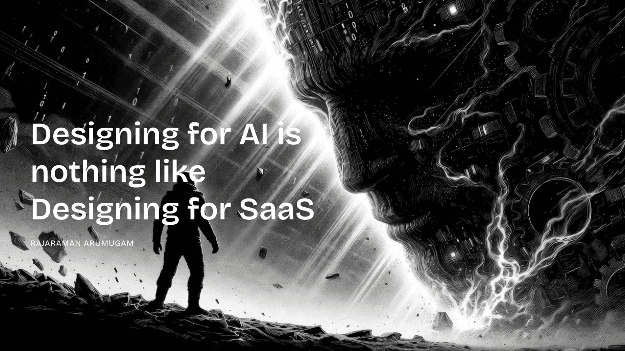Designing for AI Is Nothing Like Designing for SaaS